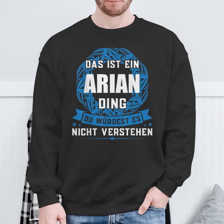 Das Ist Ein Arian Dingorname Sweatshirt Geschenke für alte Männer