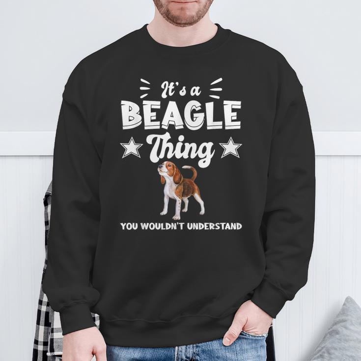 Das Ist Ein Beagle Ding Geschenk Beagle Sweatshirt Geschenke für alte Männer