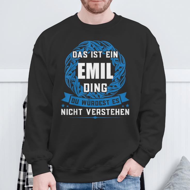 Das Ist Ein Emil Dingorname Sweatshirt Geschenke für alte Männer