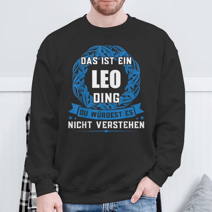 Das Ist Ein Leo Dingorname Sweatshirt Geschenke für alte Männer