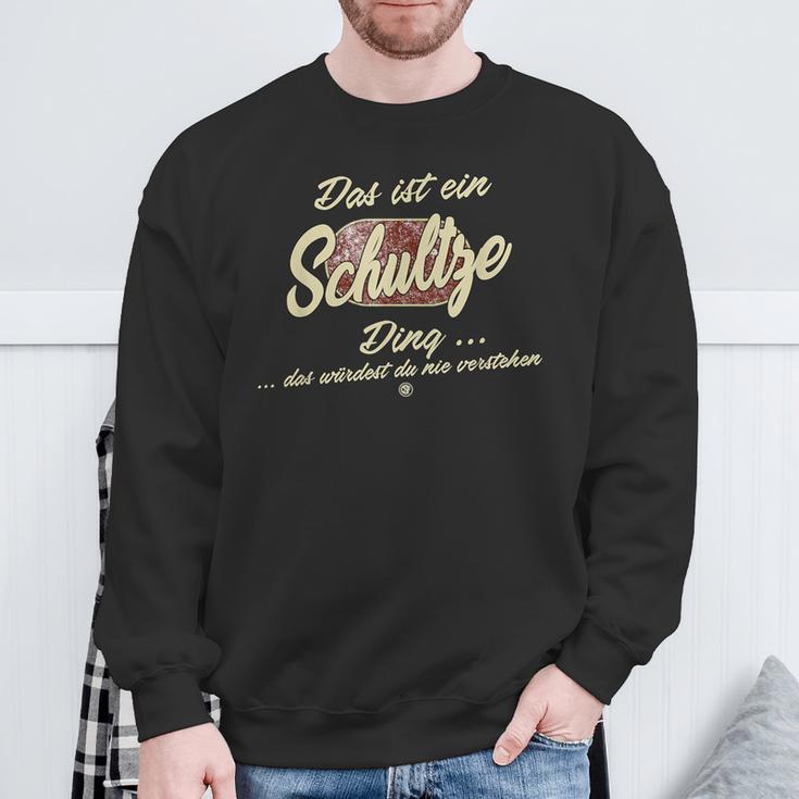 Das Ist Ein Schultze Ding Family Schultze S Sweatshirt Geschenke für alte Männer