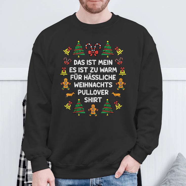 Das Ist Mein Es Ist Zu Warm Für Ugly Christmas Sweatshirt Geschenke für alte Männer