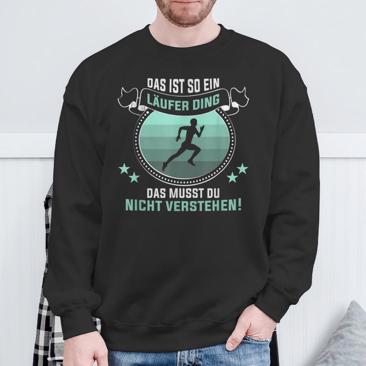 Das Ist So Ein Läufer Ding Jogging Runner Sweatshirt Geschenke für alte Männer