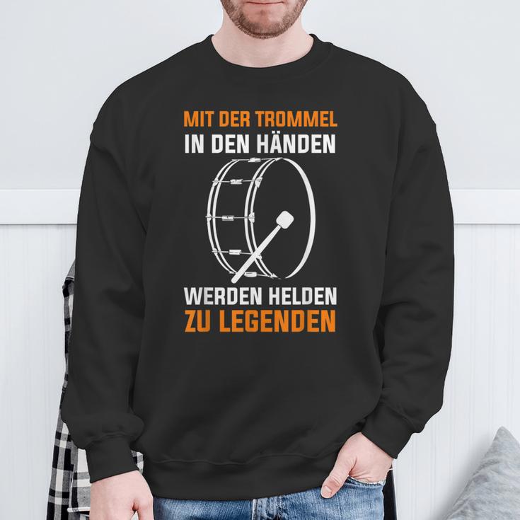 Drum Drummer Marching Drum Sweatshirt Geschenke für alte Männer