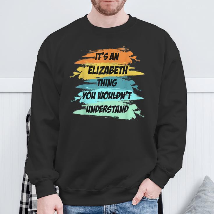 Es Ist Ein Elizabeth-Ding Lustiger Neuheit Sweatshirt Geschenke für alte Männer