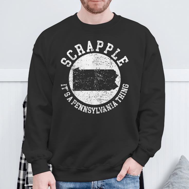 Es Ist Ein Pennsylvania-Ding Scrapple Sweatshirt Geschenke für alte Männer