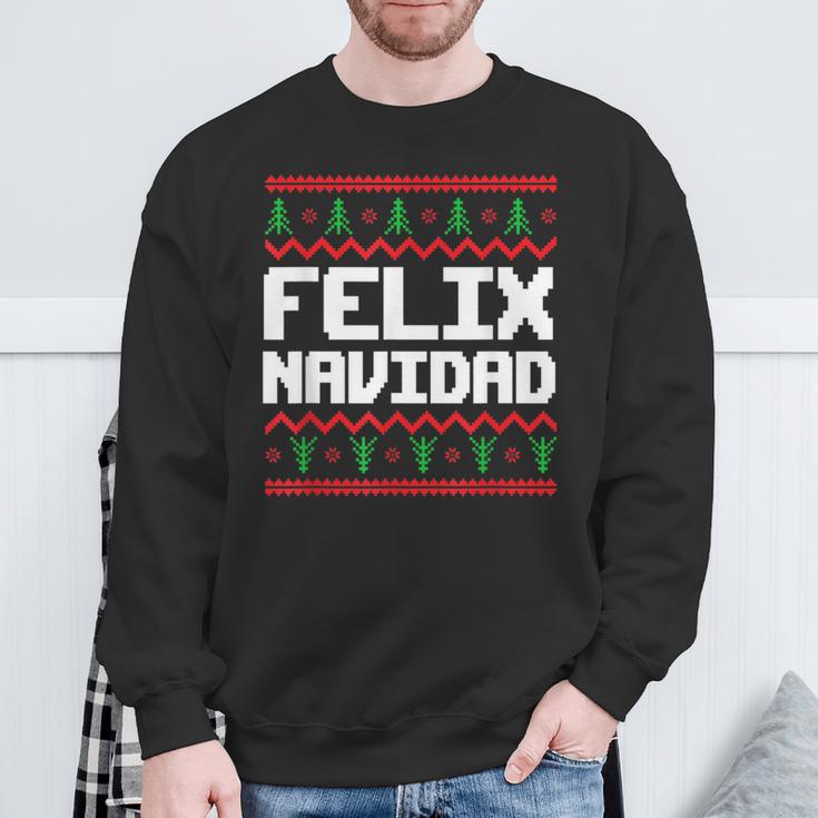 Felix Navidad Felix Name Day Xmas Sweatshirt Geschenke für alte Männer