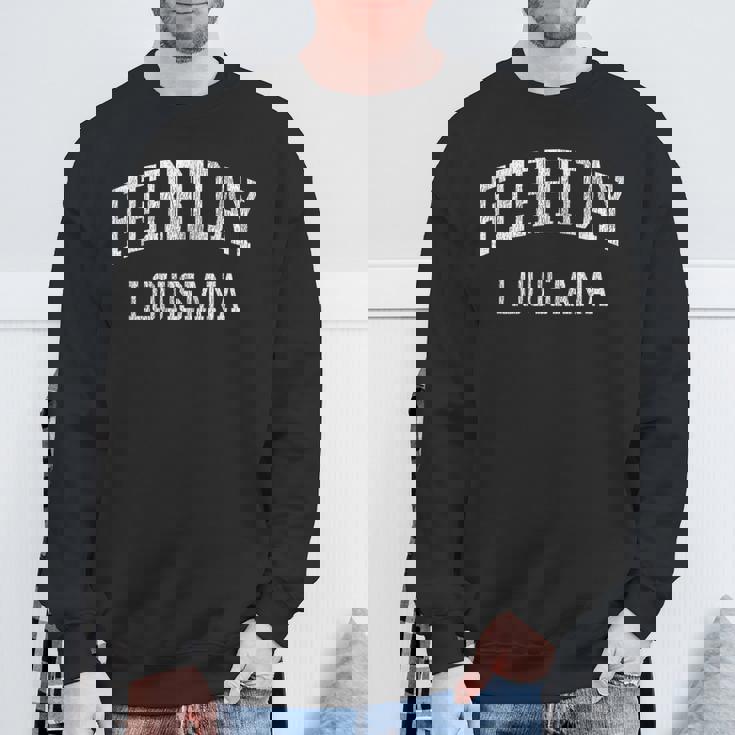 Ferriday Louisiana La Vintage Athletic Sports Sweatshirt Gifts for Old Men