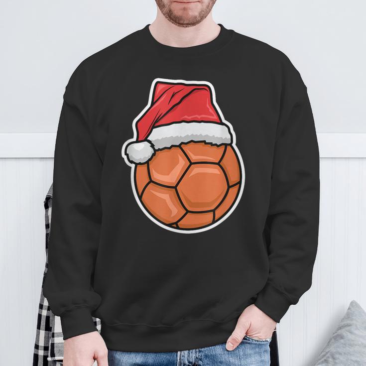 Handball Christmas Sweatshirt Geschenke für alte Männer