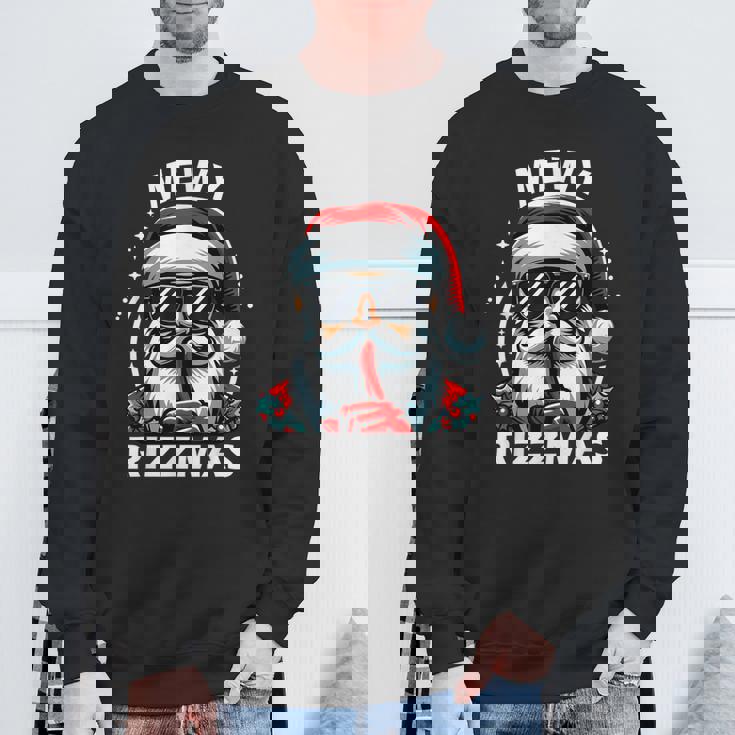 Mewy Rizzmas Santa Mewing Rizz Christmas Santa Sweatshirt Gifts for Old Men