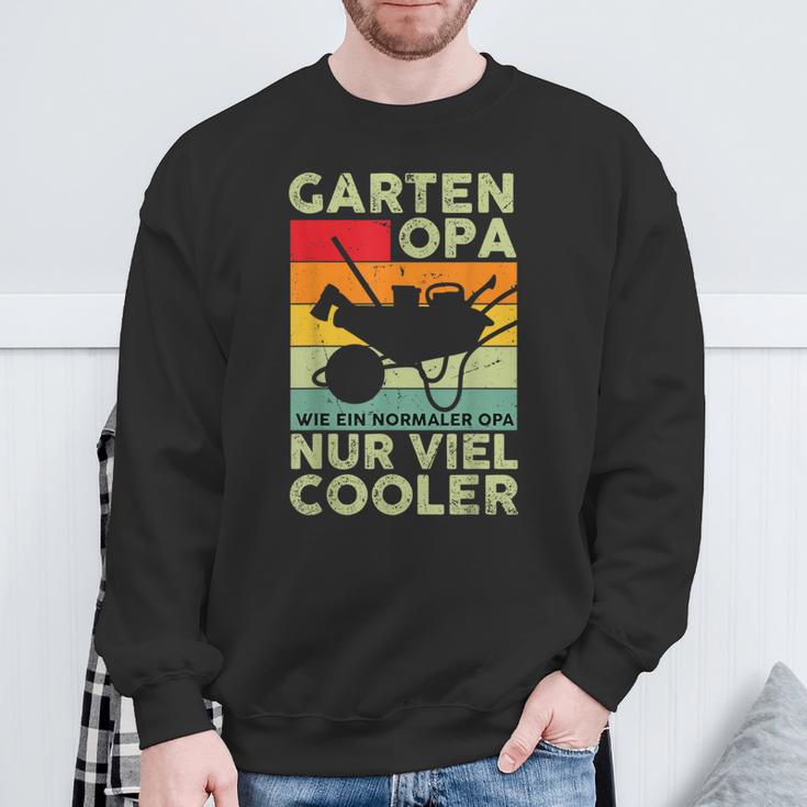 Garden Grandpa Gardener Saying Outfit For Grandad Sweatshirt Geschenke für alte Männer