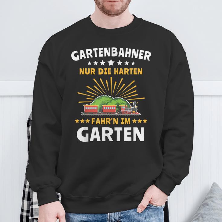 Garden Railway Steam Train Garden Model Railway Sweatshirt Geschenke für alte Männer