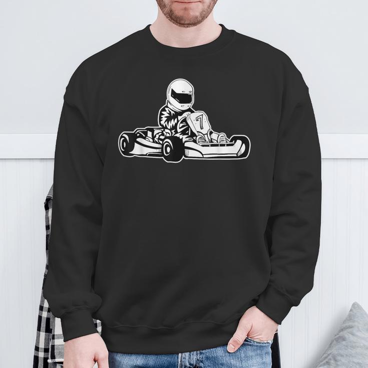 Go-Kart Racing Kart Racing Driver Go Karting Sweatshirt Geschenke für alte Männer