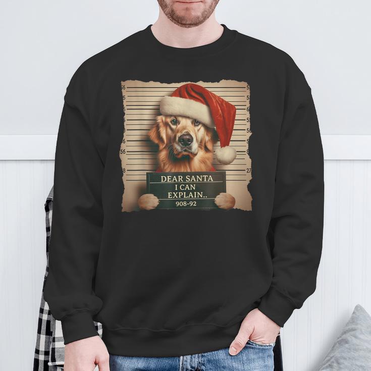 Golden Retriever Dog Christmas Sweatshirt Geschenke für alte Männer