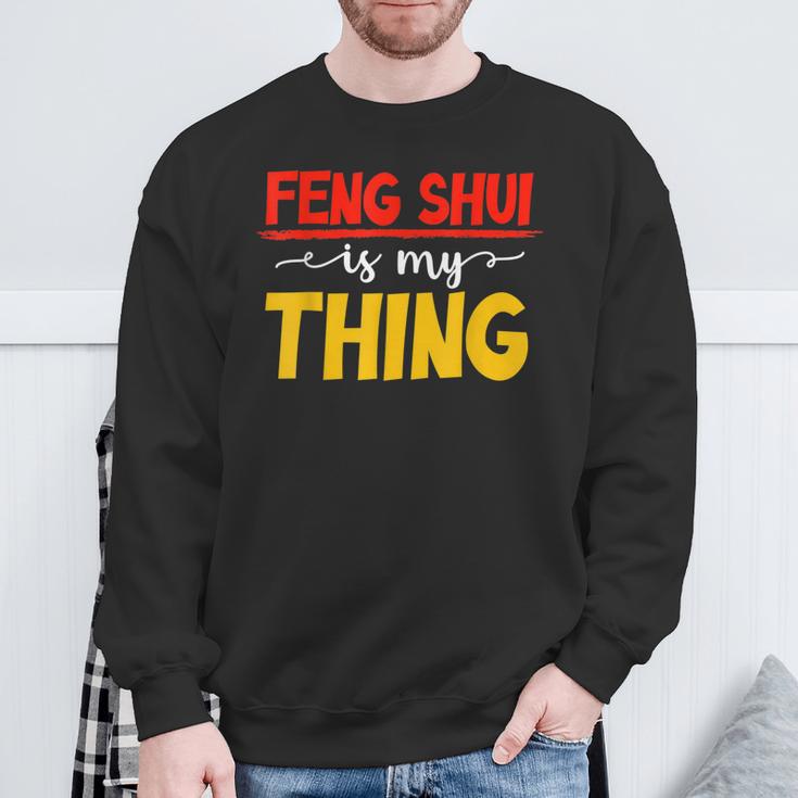 Herren Feng Shui Ist Mein Ding Gläubiger Chinesischer Buddhismusermögen Sweatshirt Geschenke für alte Männer