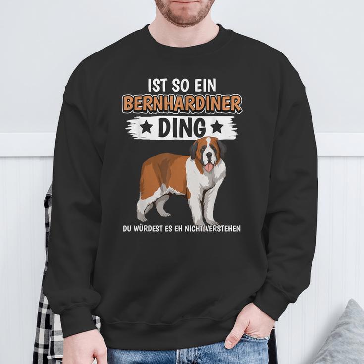 Hundehalter Ist So Ein Bernhardiner Ding Bernhardiner Sweatshirt Geschenke für alte Männer