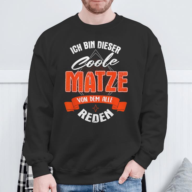 Ich Bin Dieser Coole Matzeon Dem Alle Reden Sweatshirt Geschenke für alte Männer