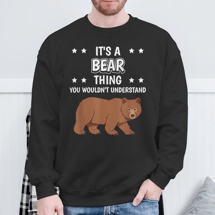 Ist So Ein Bär Ding Lustiger Spruch Bären Sweatshirt Geschenke für alte Männer