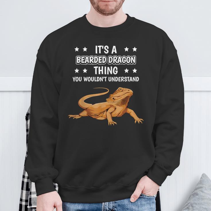 Ist So Ein Bartagame Ding Lustiger Spruch Bartagamen Sweatshirt Geschenke für alte Männer