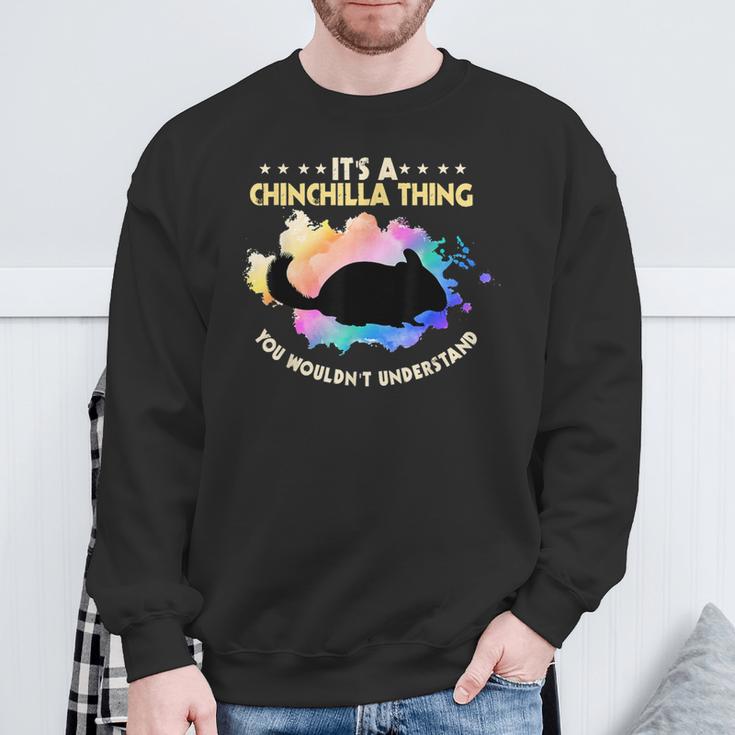 Ist So Ein Chinchilla Ding Sachen Chinchilla Sweatshirt Geschenke für alte Männer