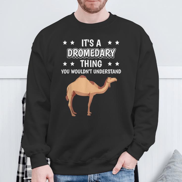 Ist So Ein Dromedar Ding Lustiger Spruch Dromedare Sweatshirt Geschenke für alte Männer