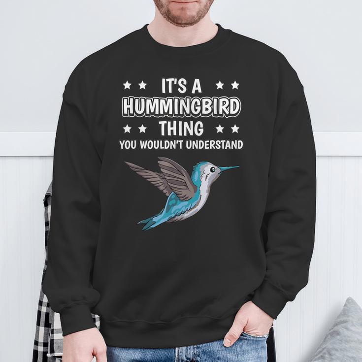 Ist So Ein Kolibri Ding Lustiger Spruch Kolibris Sweatshirt Geschenke für alte Männer