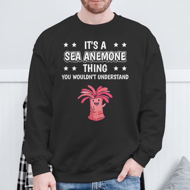 Ist So Ein Seeanemone Ding Lustiger Spruch Seeanemonen Sweatshirt Geschenke für alte Männer