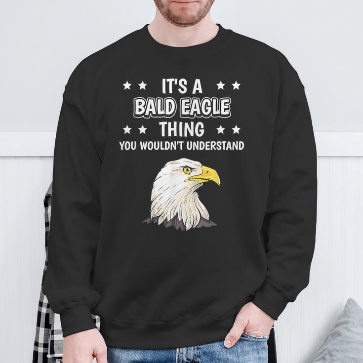 Ist So Ein Weißkopfseeadler Ding Lustiger Spruch Adler Sweatshirt Geschenke für alte Männer