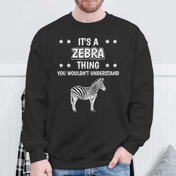 Ist So Ein Zebra Ding Saying Zebras Sweatshirt Geschenke für alte Männer