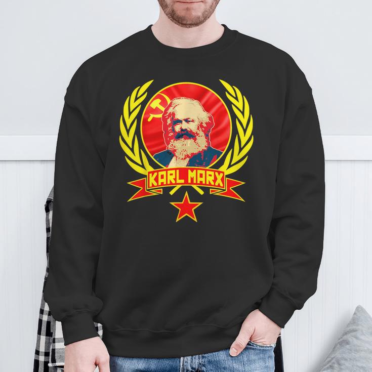 Karl Marx Soviet Communism Propaganda Sweatshirt Geschenke für alte Männer