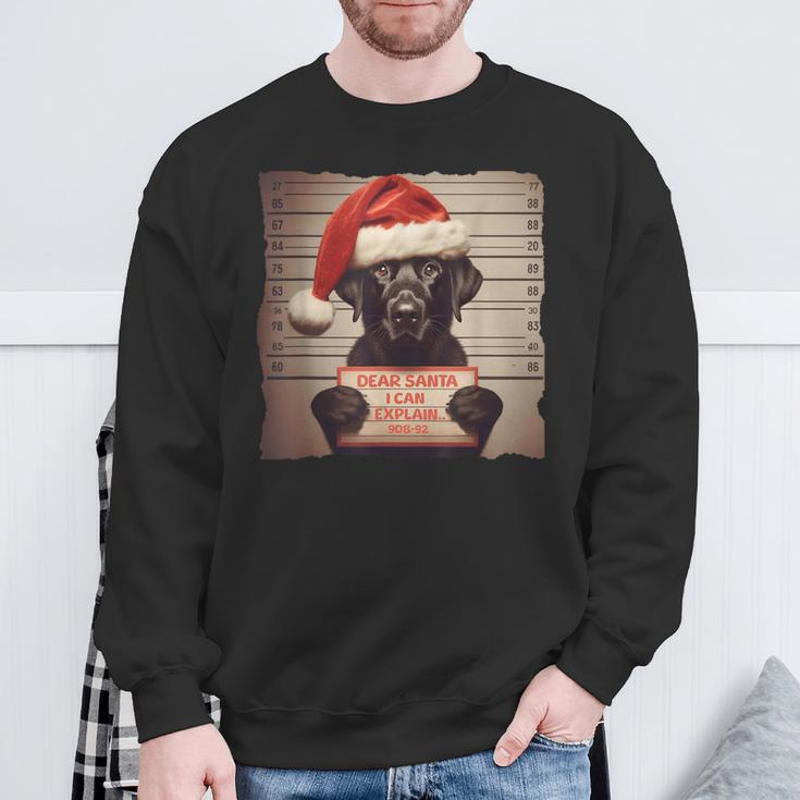 Labrador Retriever Dog Christmas Sweatshirt Geschenke für alte Männer