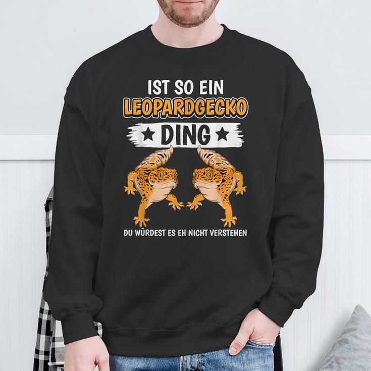 Leopard Geckos Ist So Ein Leopardgecko Ding Leopard Gecko Sweatshirt Geschenke für alte Männer