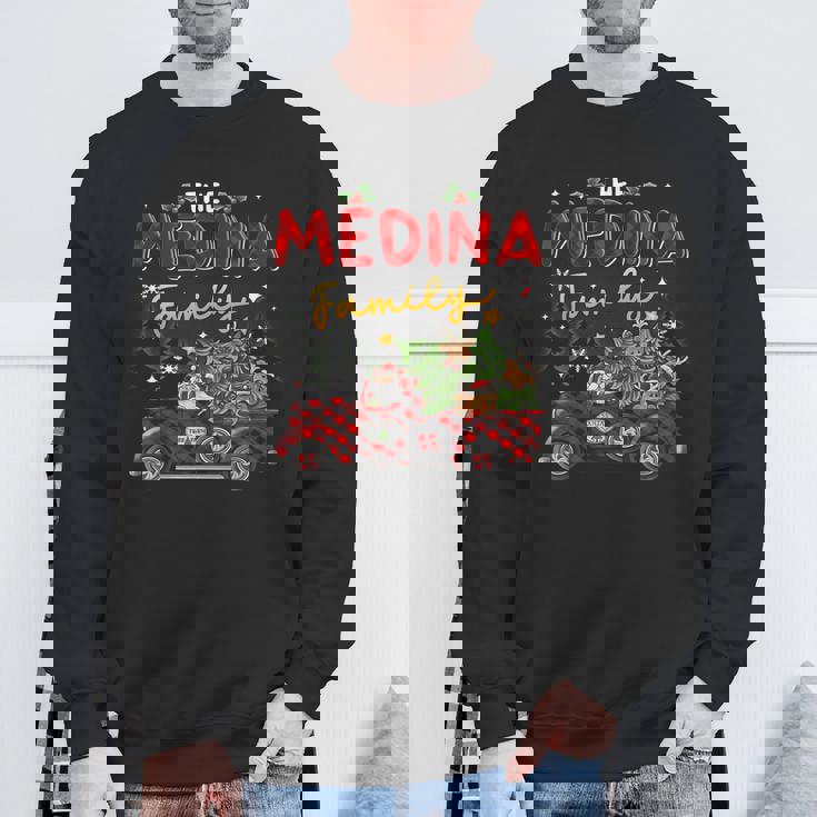 The Medina Family Christmas Matching Pajamas Group Sweatshirt Gifts for Old Men