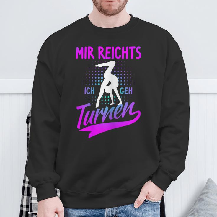 Mir Reichts Ich Geh Turnnen Handstand Trainer Gymnastic Sweatshirt Geschenke für alte Männer