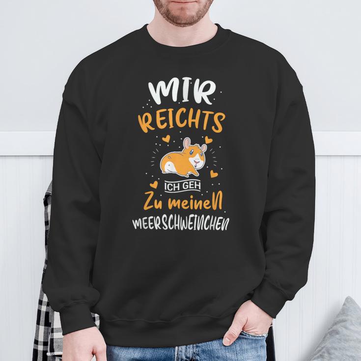 Mir Reichts Ich Geh Zu Meinen Guinea Pig Sweatshirt Geschenke für alte Männer