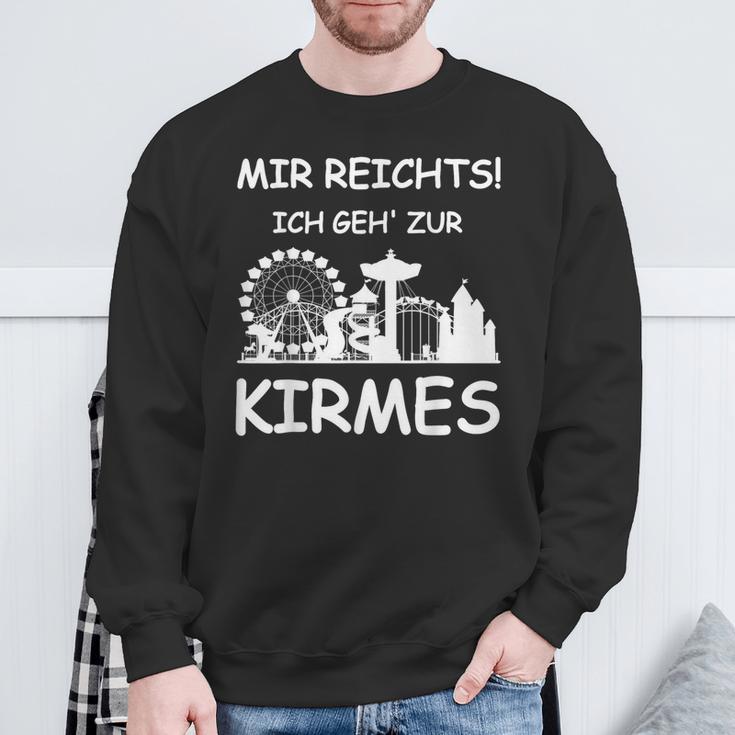 Mir Reicht's Ich Geh Zur Kirmes Retro Saying Sweatshirt Geschenke für alte Männer