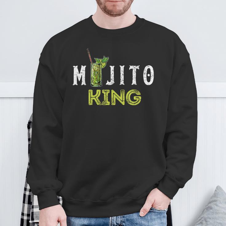 Mojito King Love Mojitos Drink Bartender Sweatshirt Geschenke für alte Männer