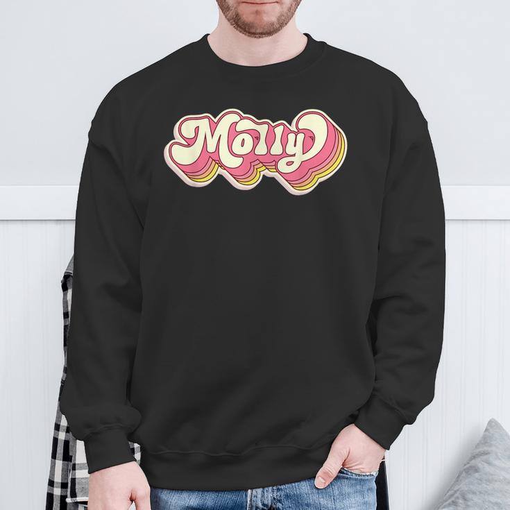 Molly Name Personalised First Name Surname Sweatshirt Geschenke für alte Männer