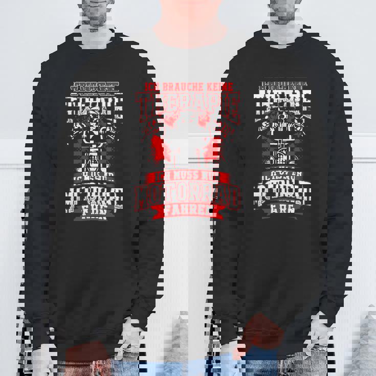 Motorrad Superbike Chopper Therapie Sweatshirt Geschenke für alte Männer