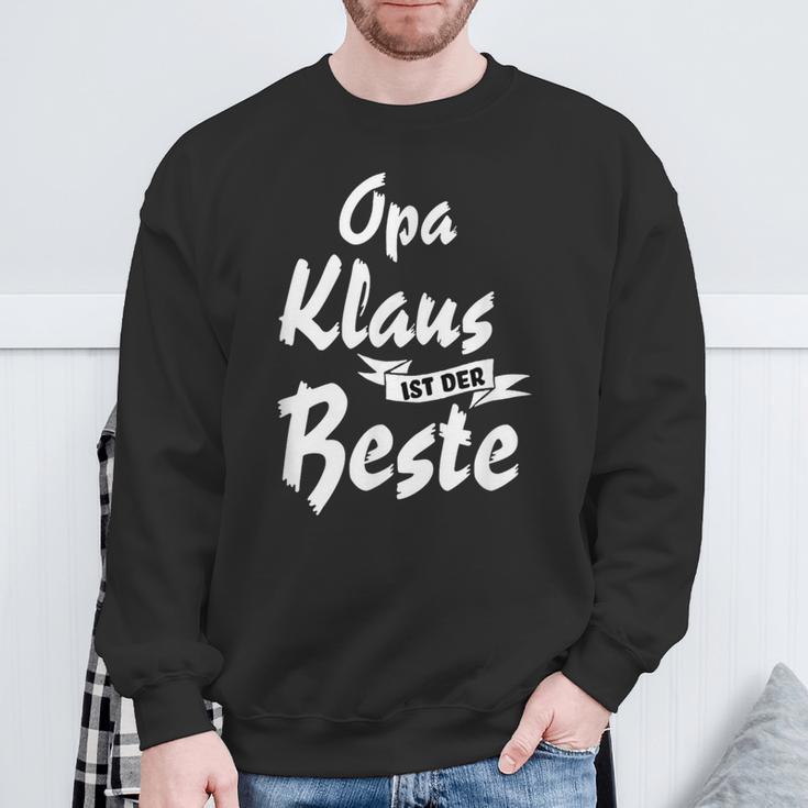 Opa Klaus Ist Der Beste S Sweatshirt Geschenke für alte Männer