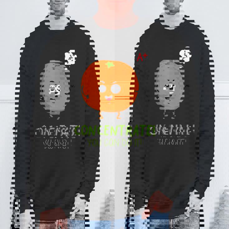 Orange Concentrate Fruit And Vegetables Sweatshirt Gifts for Old Men