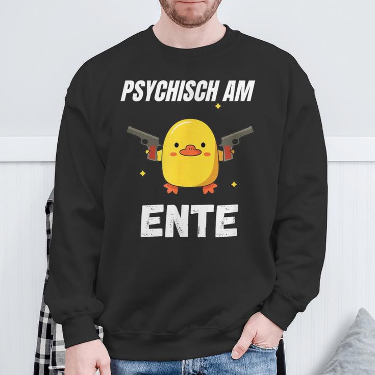 Psychisch Am Ente Sweatshirt Geschenke für alte Männer