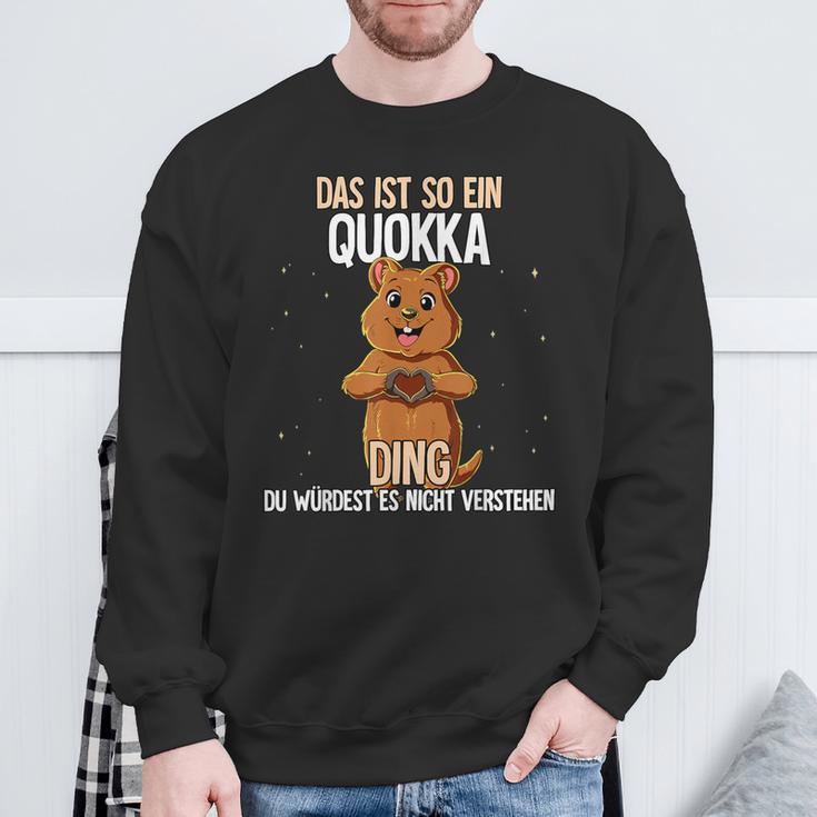 Quokka Sweatshirt Geschenke für alte Männer