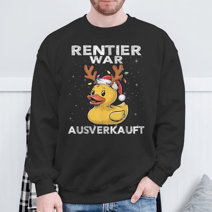 Reindeer Was Ausverkauft Elk Saying Christmas Sweatshirt Geschenke für alte Männer