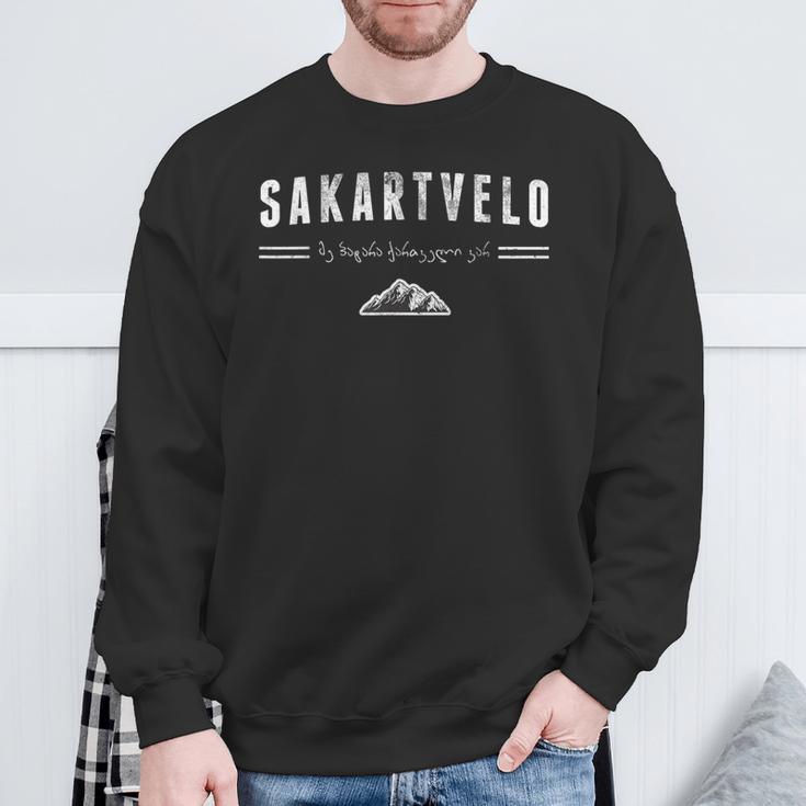 SakartveloGeorgia For Real Georgians Or Georgia Fans Sweatshirt Geschenke für alte Männer