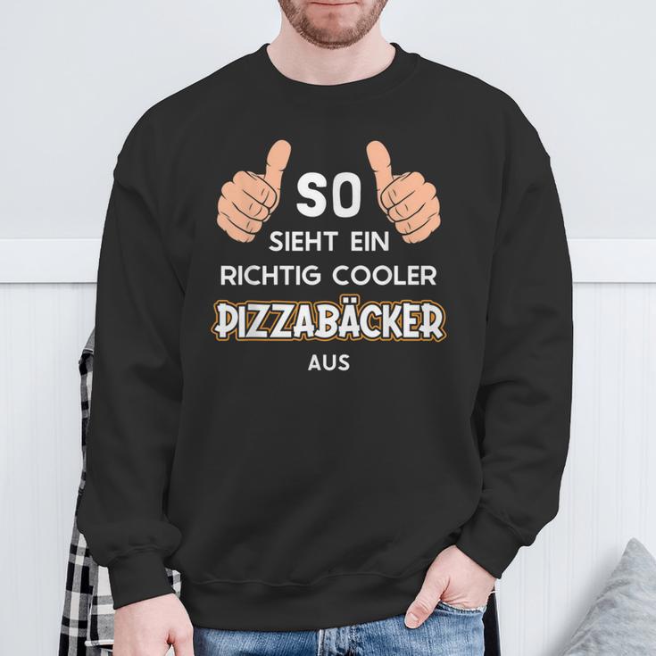 So Sieht Ein Cooler Pizzabäcker Aus Pizza Baker Sweatshirt Geschenke für alte Männer