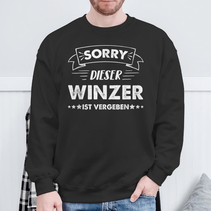 Sorry Dieser Winzer Istgeben Sweatshirt Geschenke für alte Männer