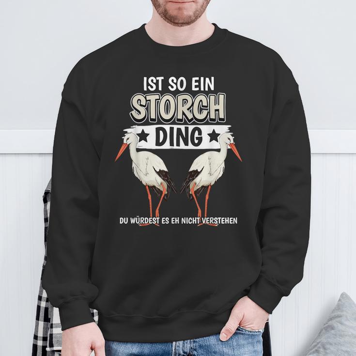 Storcheogel Sachen Ist So Ein Stork Ding Stork Sweatshirt Geschenke für alte Männer