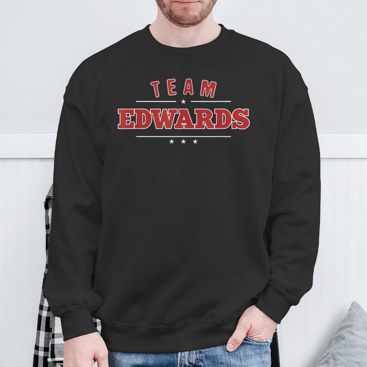 Team Edwards Personalised Surname Family Sports S Sweatshirt Geschenke für alte Männer