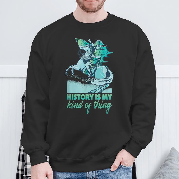 History Ist Mein Ding Beruf Historic S Sweatshirt Geschenke für alte Männer